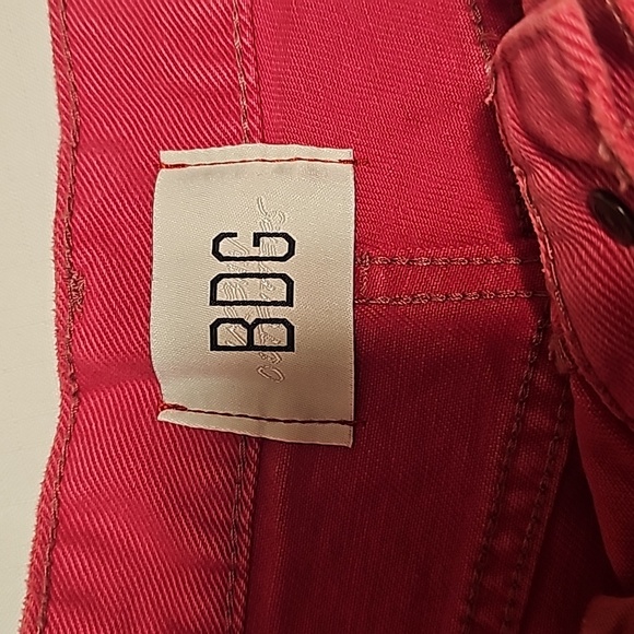NWT Urban Outfitters BDG High & Wide Bright Pink Jeans Size 30 - Picture 9 of 12
